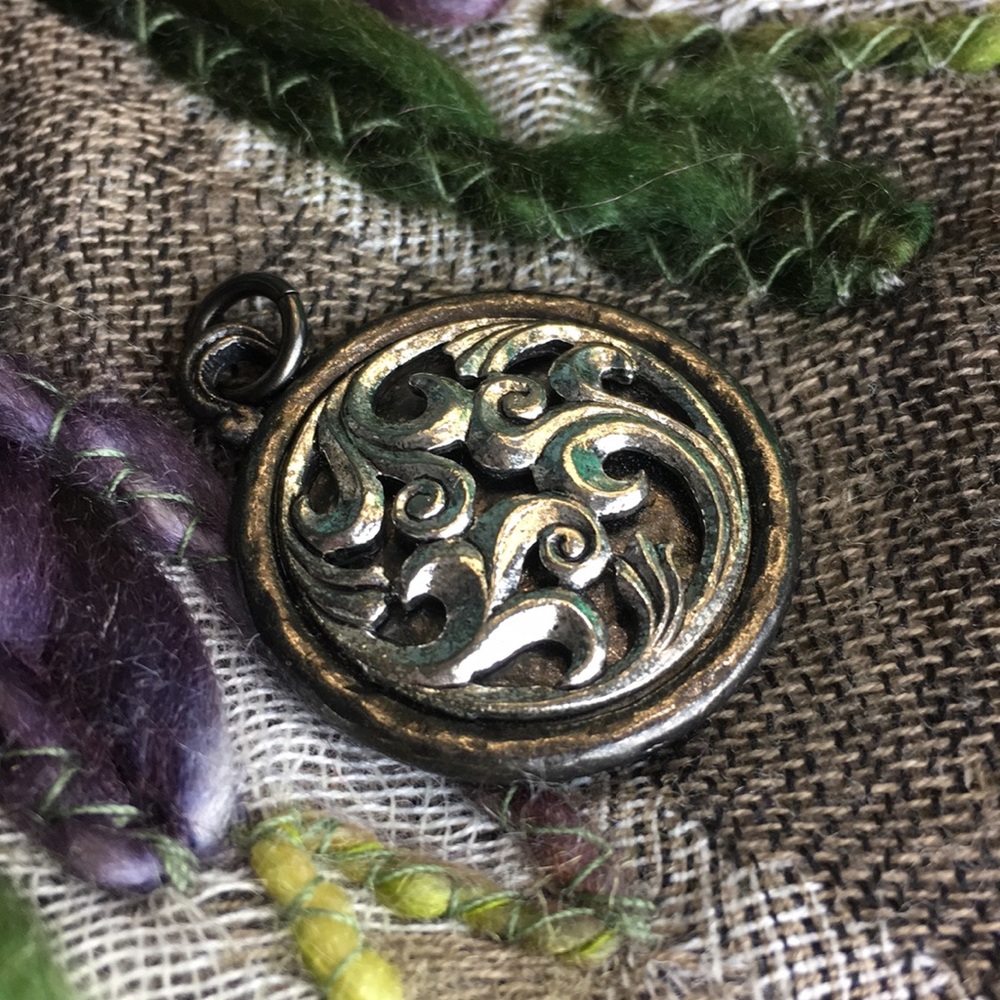 Swirls Charm Pendant